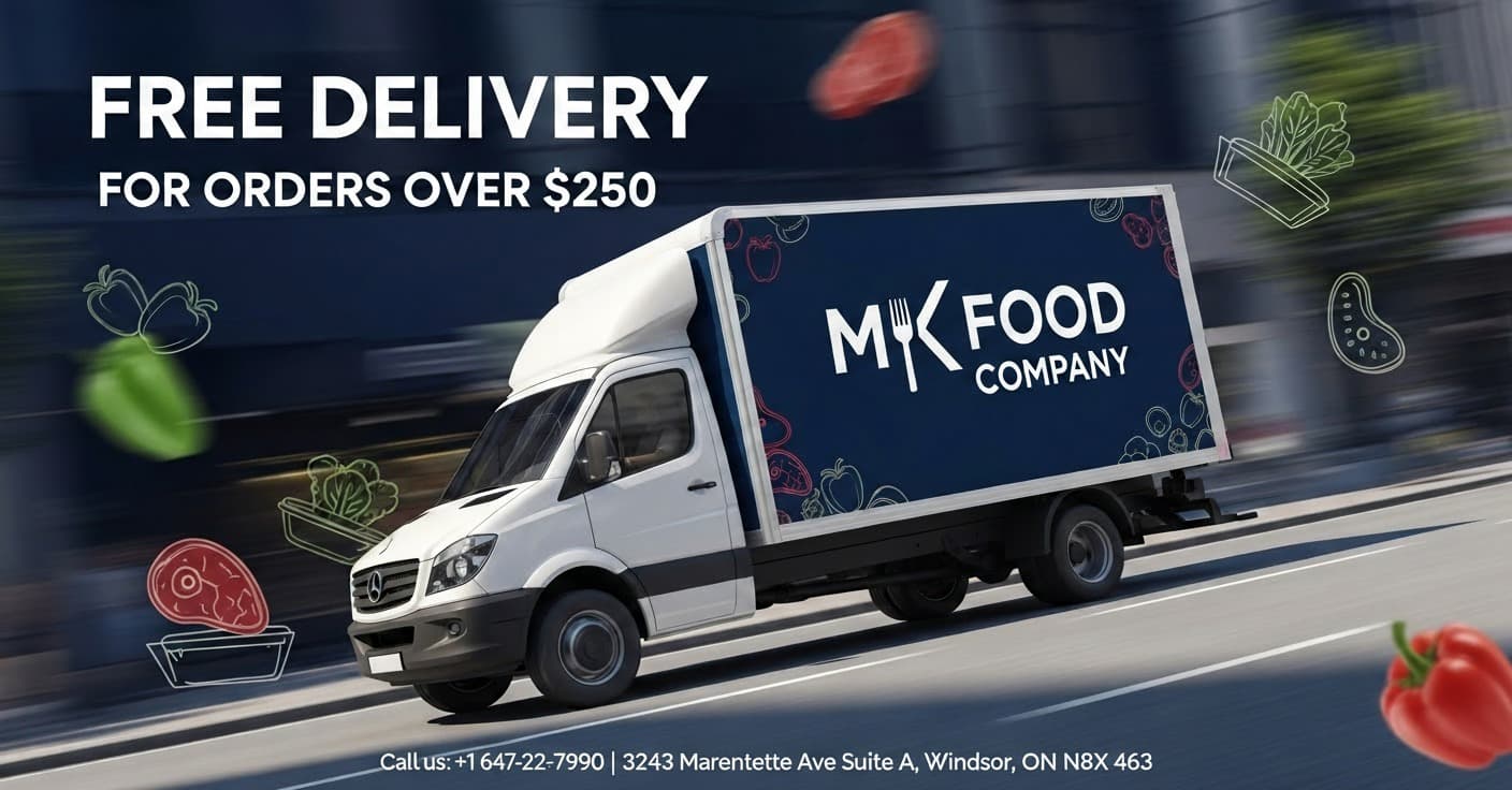 FREE DELIVERY FOR ORDERS OVER $250